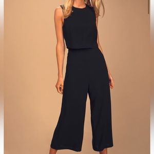 Glam Bition Black Backless Midi jumpsuit